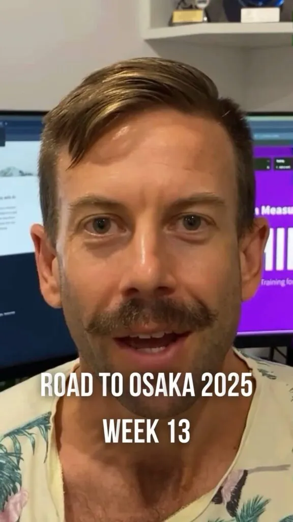 Road to Osaka Marathon 2025 week 13 training summary cover