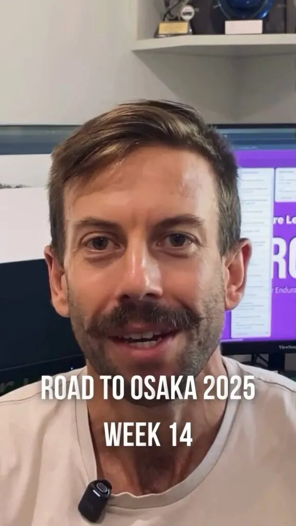 Road to Osaka Marathon 2025 week 14 peak mileage training summary cover