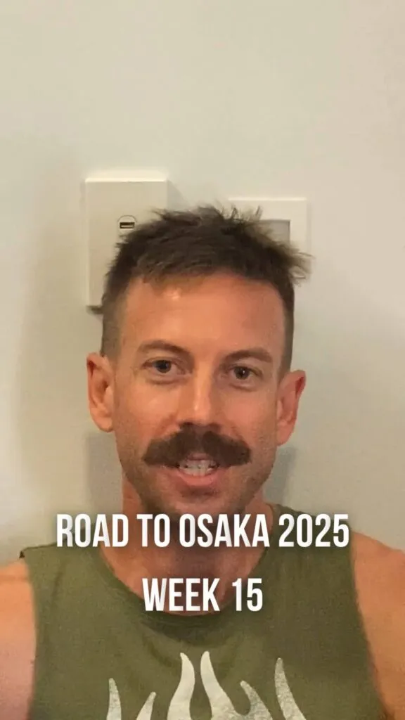Road to Osaka Marathon 2025 week 15 training summary cover
