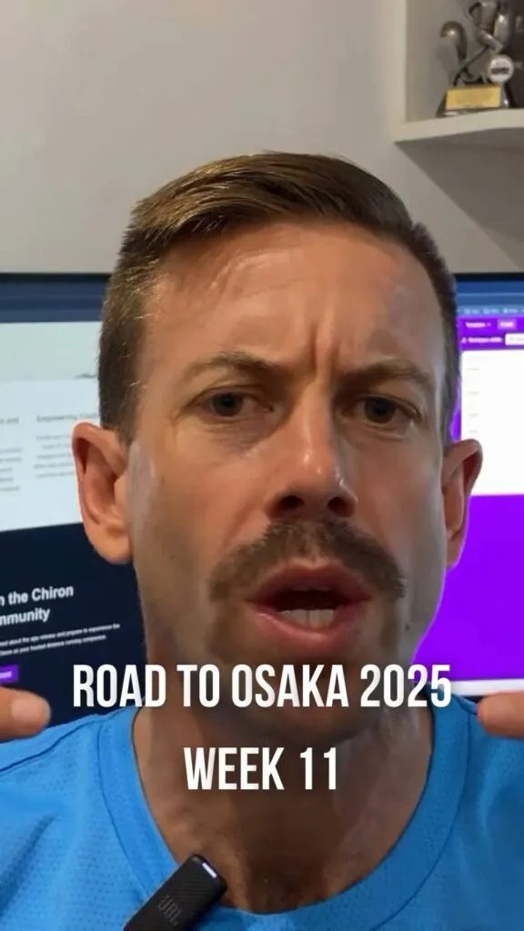 Road to Osaka week 11 marathon workout