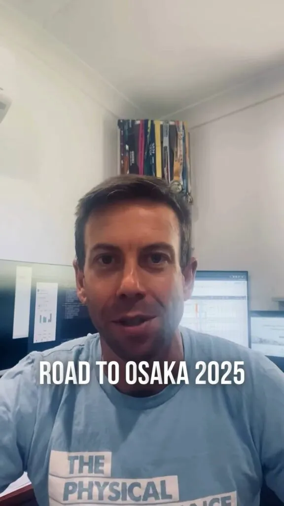 Road to Osaka week 2 Chiron Strava connected apps