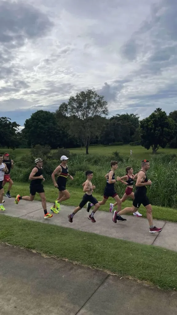 Road to Osaka week 8 training highlights featuring Local Legends podcast and Kedron parkrun pacing